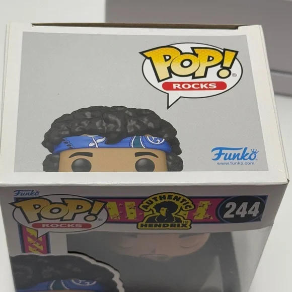 Jimi Hendrix Funko Pop Rocks #244 NIB. Maui Live! Box in good condition - Picture 4 of 6